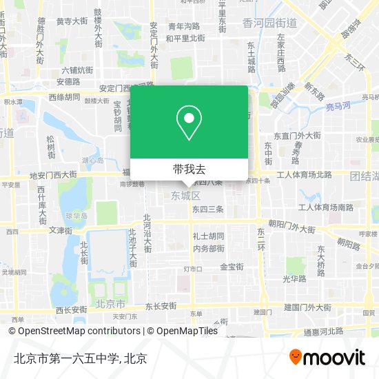 北京市第一六五中学地图