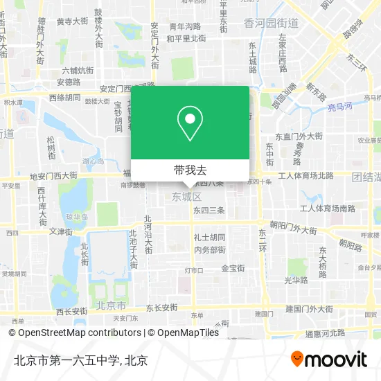 北京市第一六五中学地图
