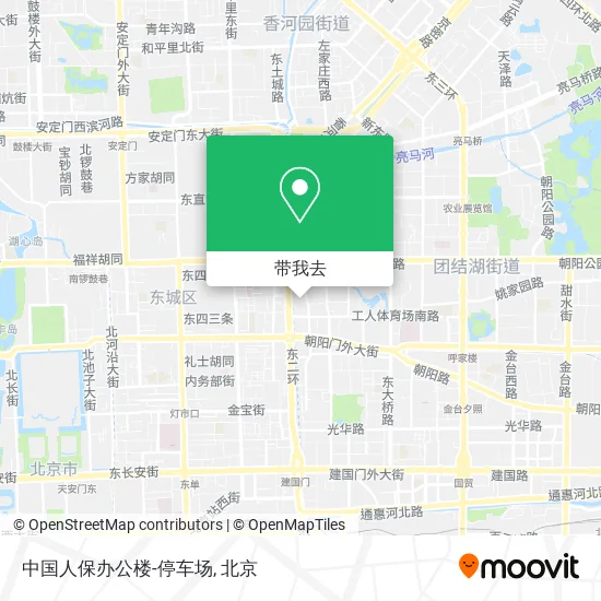 中国人保办公楼-停车场地图
