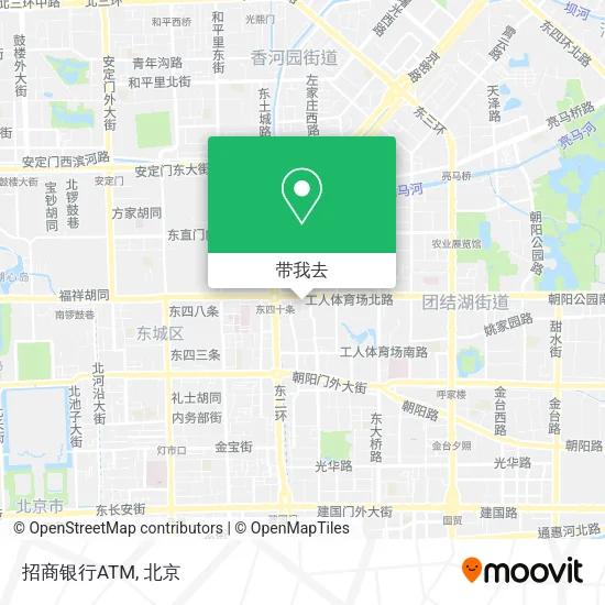 招商银行ATM地图