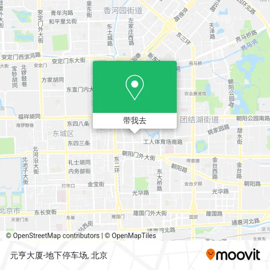 元亨大厦-地下停车场地图