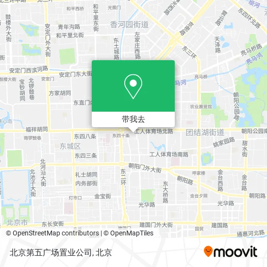 北京第五广场置业公司地图