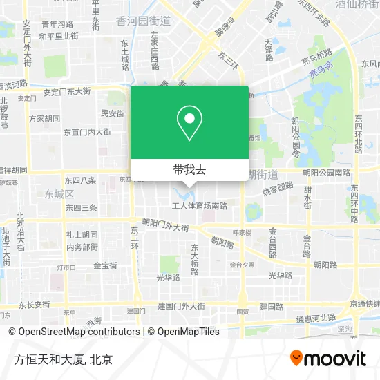 方恒天和大厦地图