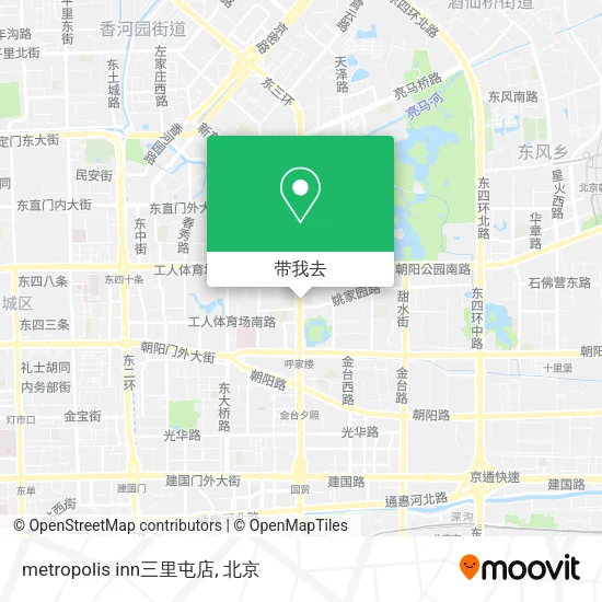 metropolis inn三里屯店地图