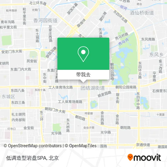 低调造型岩盘SPA地图