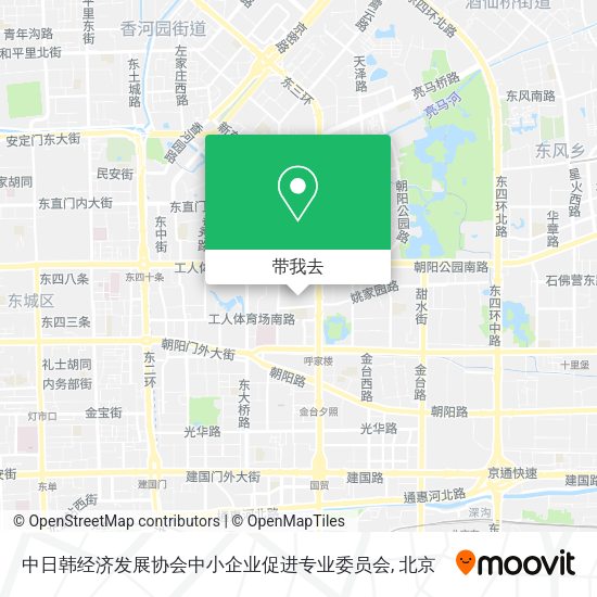 中日韩经济发展协会中小企业促进专业委员会地图
