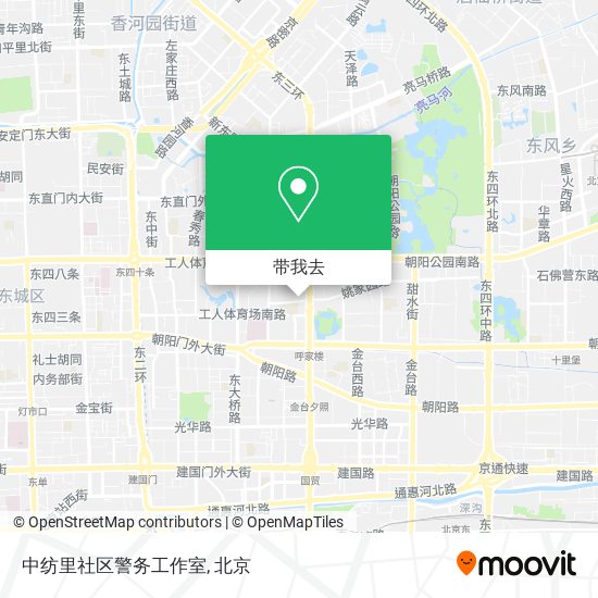 中纺里社区警务工作室地图