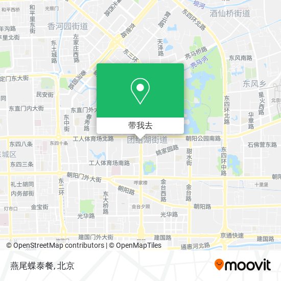 燕尾蝶泰餐地图