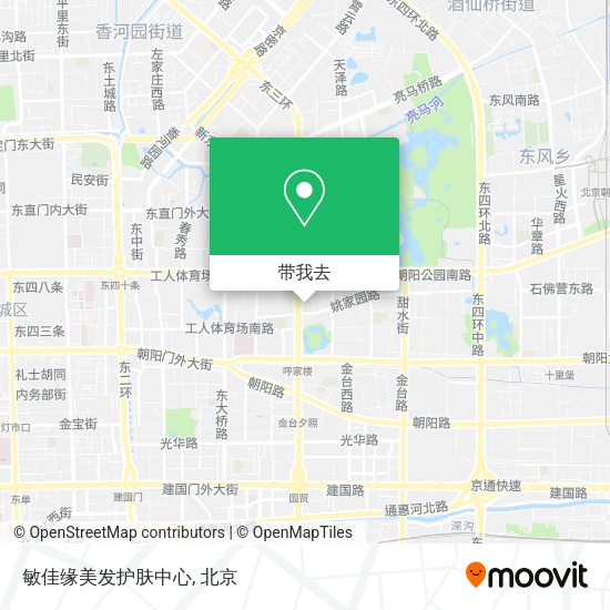 敏佳缘美发护肤中心地图