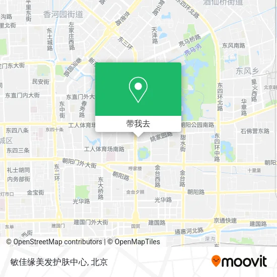 敏佳缘美发护肤中心地图