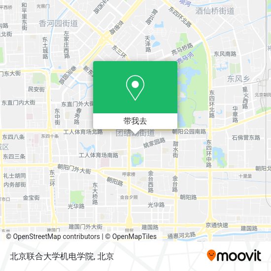 北京联合大学机电学院地图