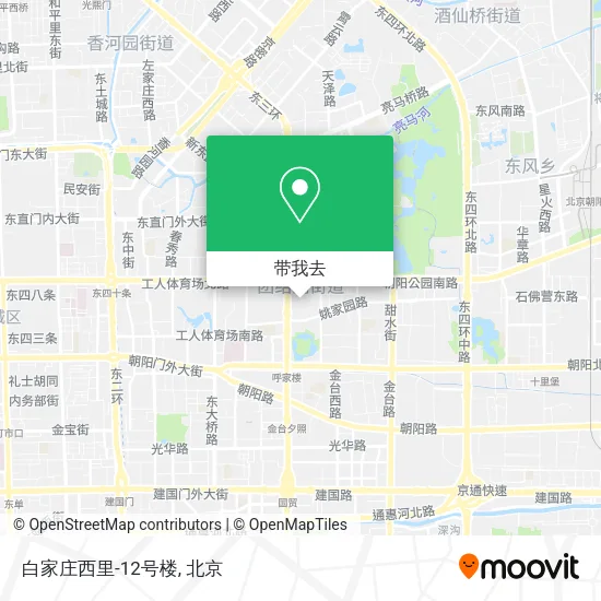 白家庄西里-12号楼地图