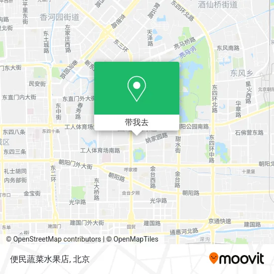 便民蔬菜水果店地图