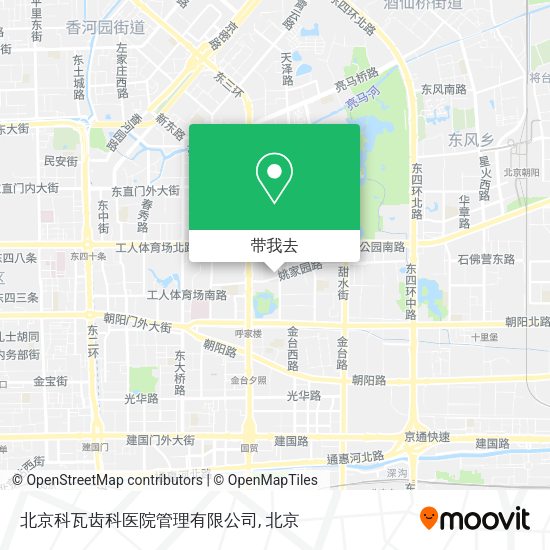 北京科瓦齿科医院管理有限公司地图