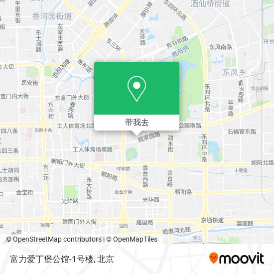 富力爱丁堡公馆-1号楼地图