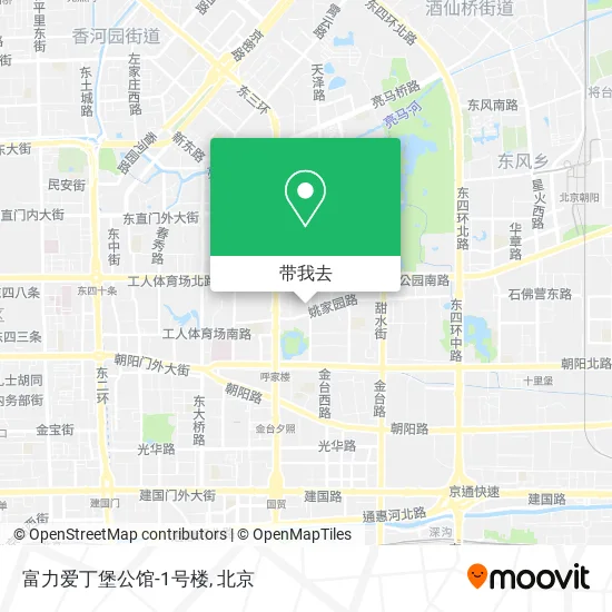 富力爱丁堡公馆-1号楼地图