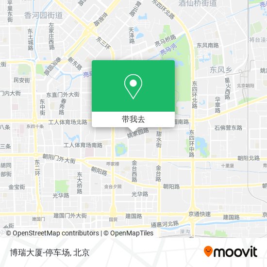 博瑞大厦-停车场地图