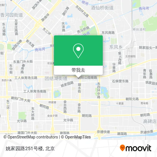 姚家园路251号楼地图