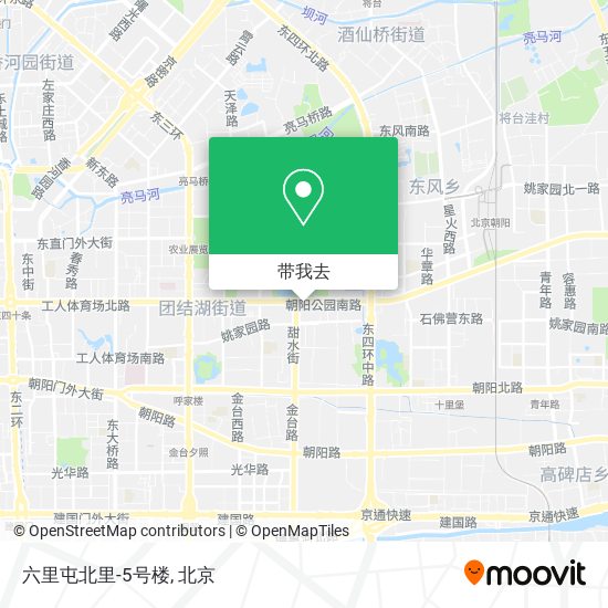 六里屯北里-5号楼地图