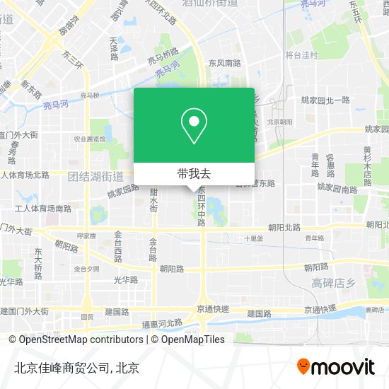 北京佳峰商贸公司地图