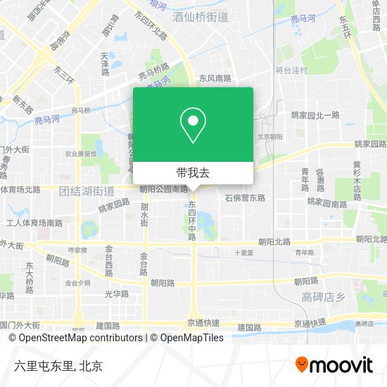 六里屯东里地图
