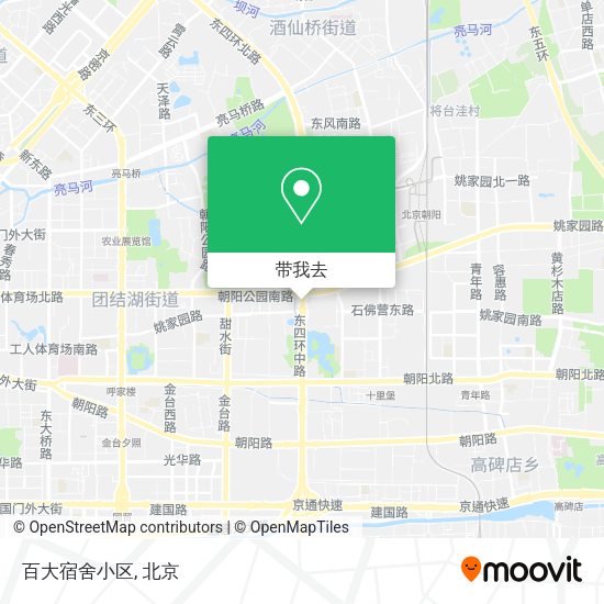 百大宿舍小区地图