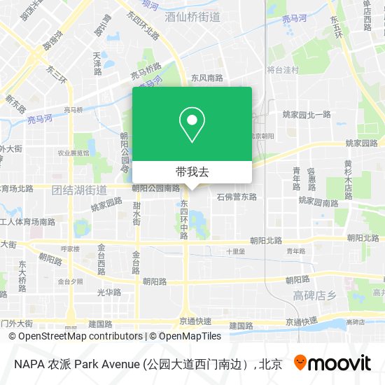 NAPA 农派 Park Avenue地图