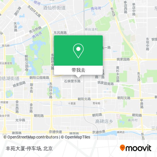 丰苑大厦-停车场地图