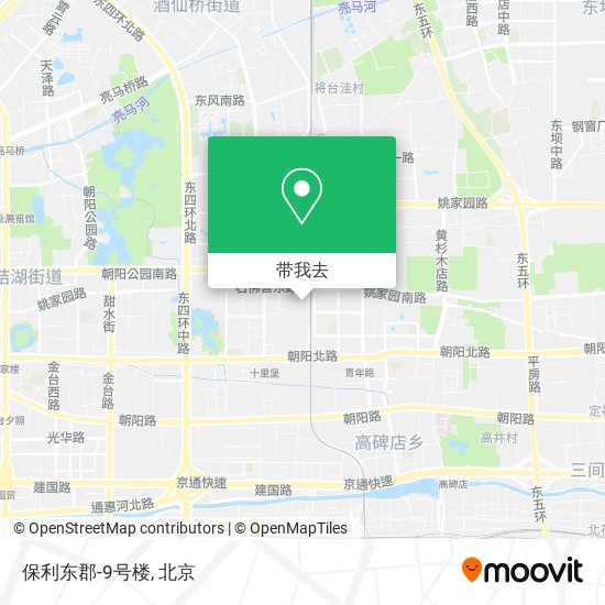 保利东郡-9号楼地图