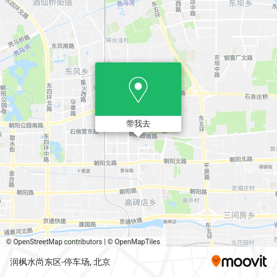 润枫水尚东区-停车场地图