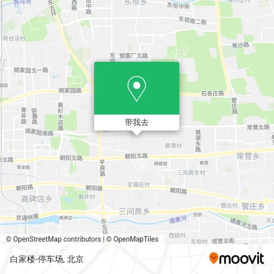 白家楼-停车场地图