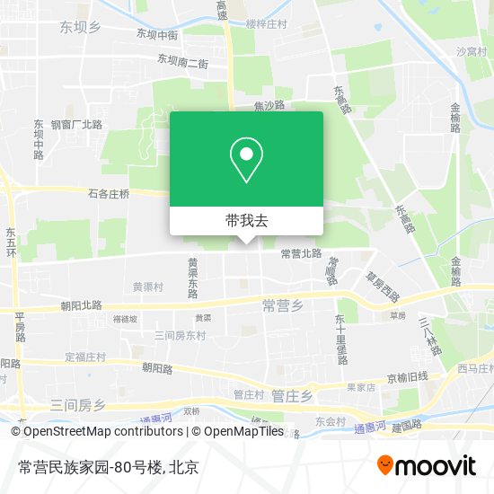 常营民族家园-80号楼地图