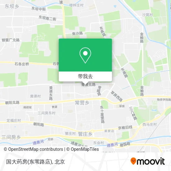 国大药房(东苇路店)地图