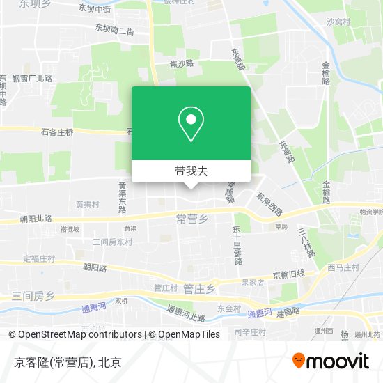 京客隆(常营店)地图