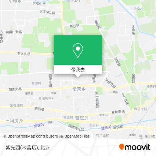 紫光园(常营店)地图