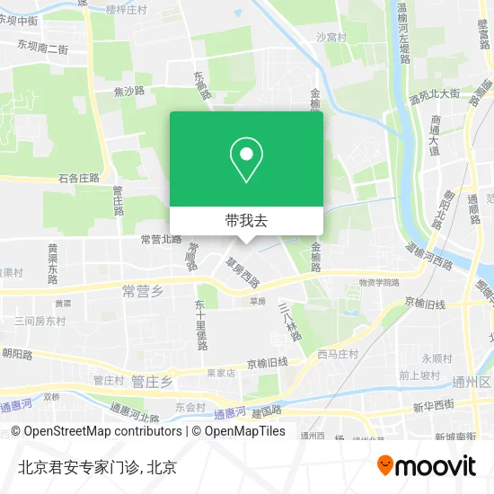 北京君安专家门诊地图