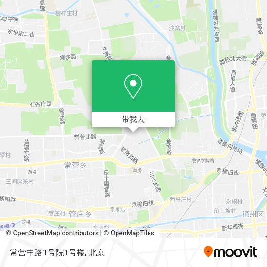 常营中路1号院1号楼地图