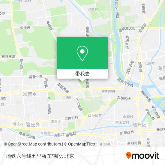 地铁六号线五里桥车辆段地图