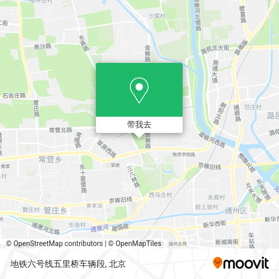 地铁六号线五里桥车辆段地图