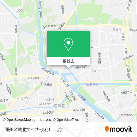 通州区城北加油站-便利店地图