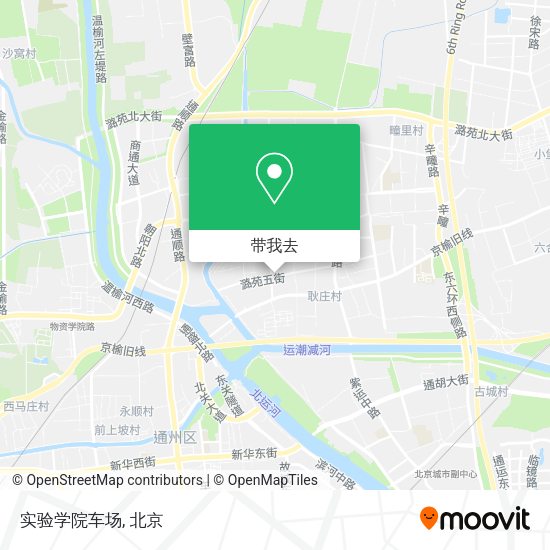 实验学院车场地图