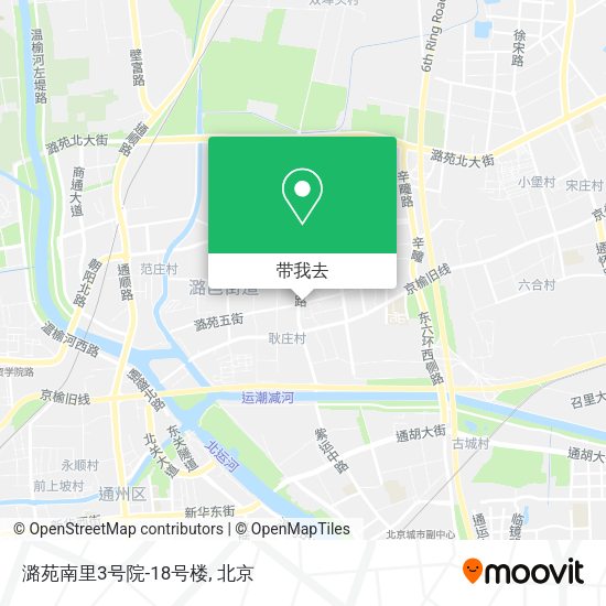 潞苑南里3号院-18号楼地图