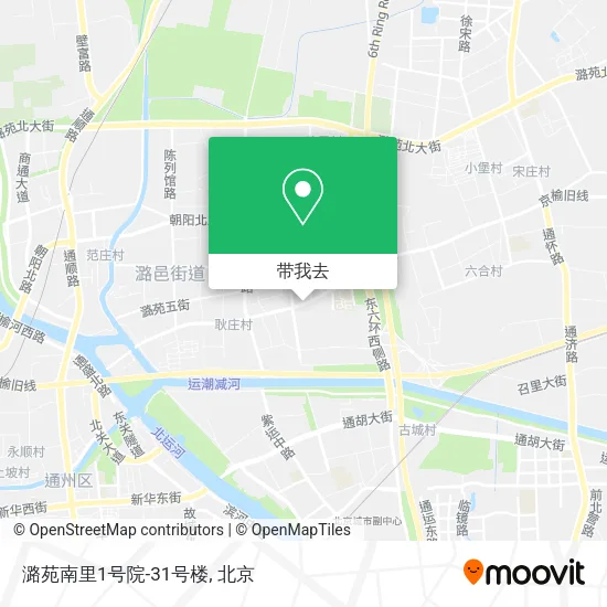 潞苑南里1号院-31号楼地图