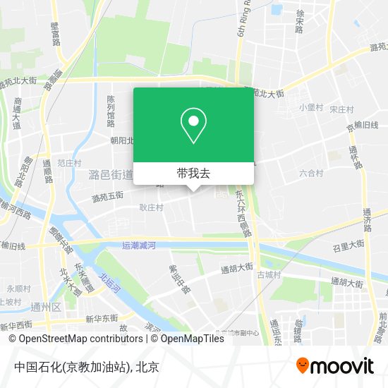 中国石化(京教加油站)地图