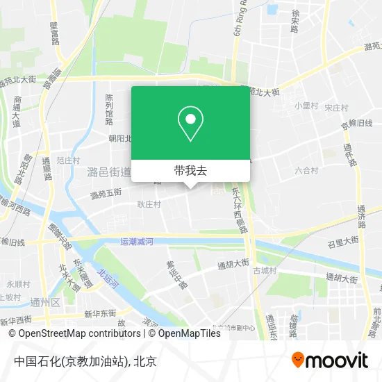 中国石化(京教加油站)地图