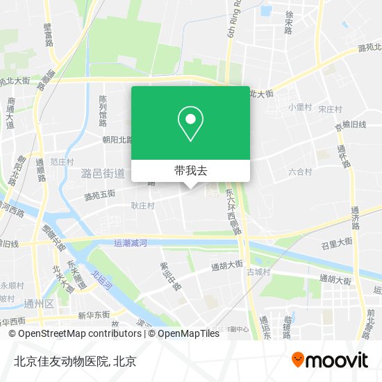 北京佳友动物医院地图