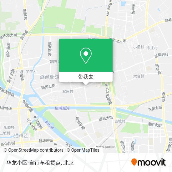 华龙小区-自行车租赁点地图