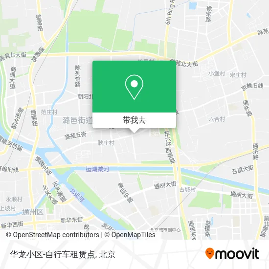 华龙小区-自行车租赁点地图