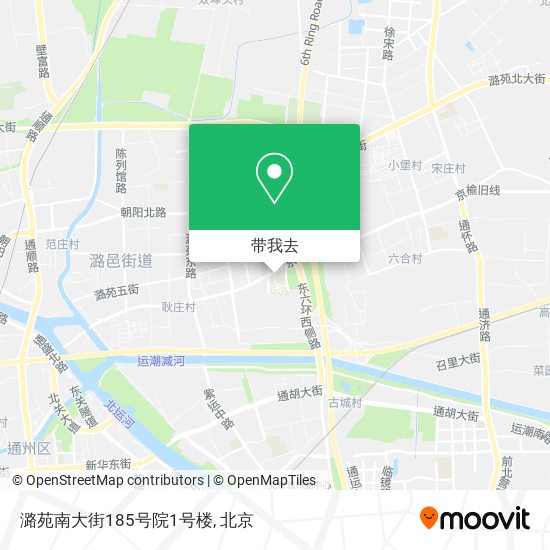 潞苑南大街185号院1号楼地图