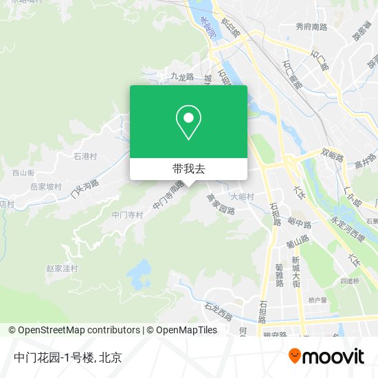中门花园-1号楼地图